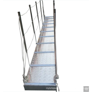 Aloy de aleación Alojamiento Marino Escalera de aluminio de 12 m Longitud de naves de nave